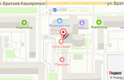 Торговая компания Уралспецкомплект на улице Братьев Кашириных на карте
