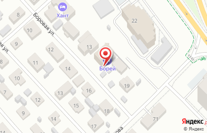 Гостиница Борей на карте