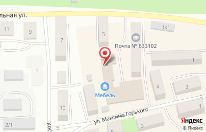 Хозяйственный магазин в Новосибирске на карте