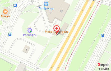 Шиномонтажная мастерская Колесо удачи в Калининском районе на карте