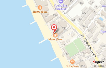 Ресторанно-гостиничный комплекс Маяк Дом на карте