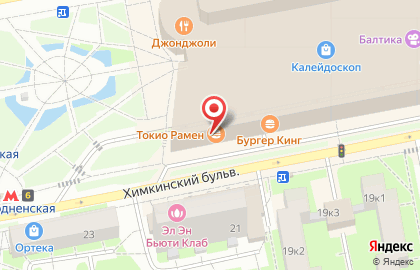 Федеральная сеть пиццерий Yes Pizza на карте