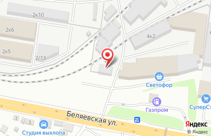 Торговая фирма Грант на Беляевской улице на карте