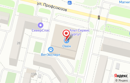 Сервисный центр Альт на улице Профсоюзов на карте