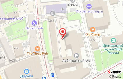 Рекламное агентство для отелей и гостиниц Форин на Сущёвской улице на карте