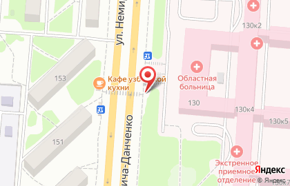 Киоск фастфудной продукции Тесто-ресто на улице Немировича-Данченко на карте