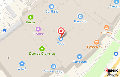 Магазин косметики Inglot на улице Энтузиастов на карте