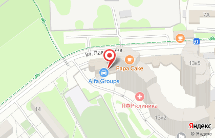 Агентство недвижимости Уютный дом на улице Лавочкина на карте