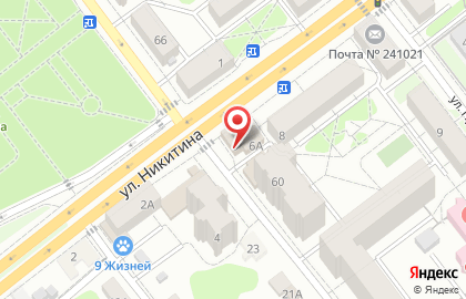 Магазин канцтоваров в Брянске на карте