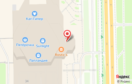 Ресторан быстрого питания Бургер Кинг на Октябрьском проспекте на карте
