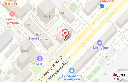 TEZ TOUR на улице Мельникайте на карте