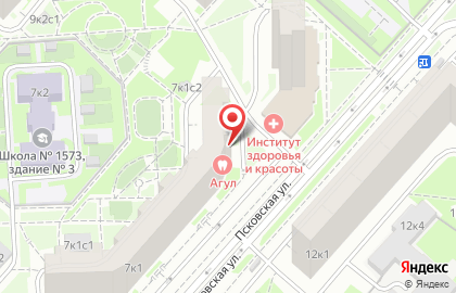 Салон красоты Белиссимо на Псковской улице на карте