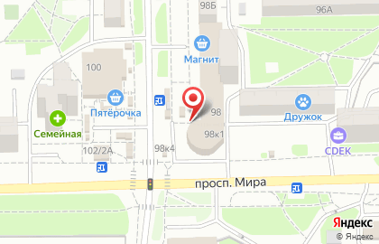 Фитнес-клуб Fitness plus в Советском районе на карте