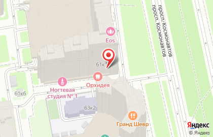 Стоматологический центр Орхидея на проспекте Космонавтов на карте