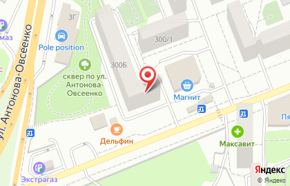 Строительная компания Олимп в Коминтерновском районе на карте