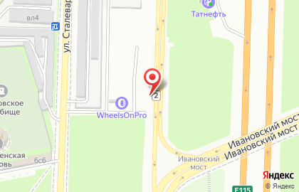 Парковка Гормост на улице Сталеваров на карте