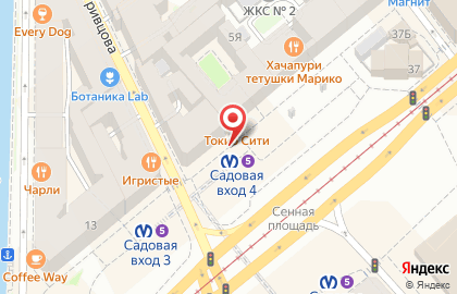Сеть салонов продаж МТС на Сенной площади, 7а на карте