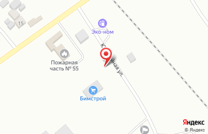 Бимстрой на Юбилейной улице на карте