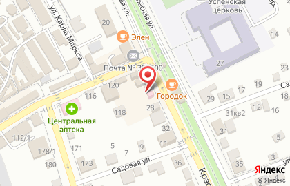 ООО Сервис-ЮГ-ККМ на Красной улице на карте