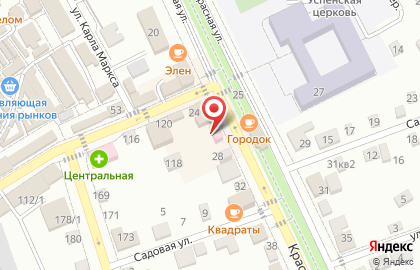 ООО Сервис-ЮГ-ККМ на Красной улице на карте