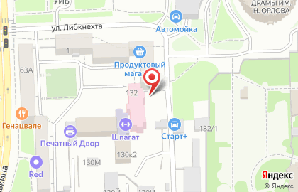 Автоцентр Акцент в Советском районе на карте