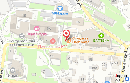 Центр паровых коктейлей Mamoonia в Фрунзенском районе на карте