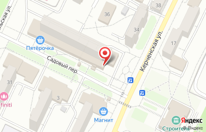 Магазин Красное & Белое в Садовом переулке на карте