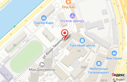 Рыбный гастроном Экоморье на улице Юных Ленинцев на карте