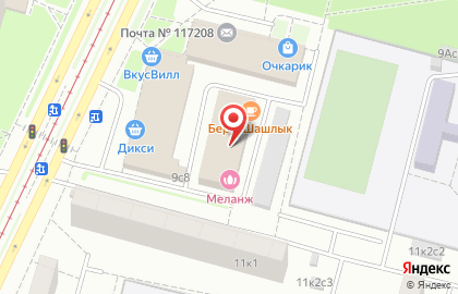 Парикмахерская Меланж на Чертановской улице на карте