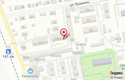 Ателье Кружево на улице Пушкина на карте