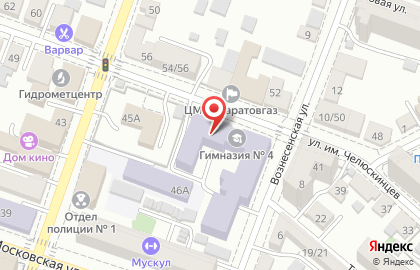 Участковая избирательная комиссия №28 на Вознесенской улице на карте