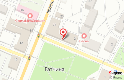 Центр социального обслуживания граждан Гатчинского муниципального района на карте