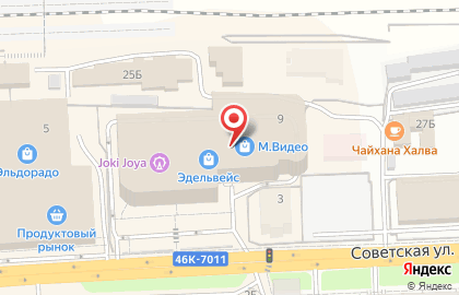 ТЦ Эдельвейс на карте