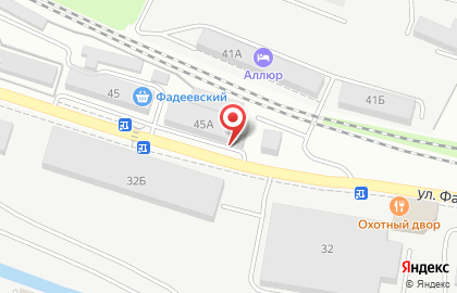 Магазин Приморский торговый Дом книги на улице Фадеева на карте