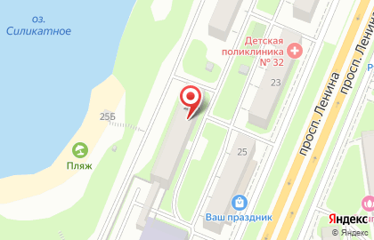Общежитие ННГУ на проспекте Ленина на карте