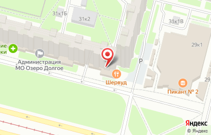 Терминал СберБанк на Комендантском проспекте на карте