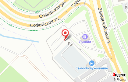 Автостоянка в Санкт-Петербурге на карте