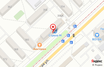 Магазин автозапчастей Стрела-М в Заводском районе на карте