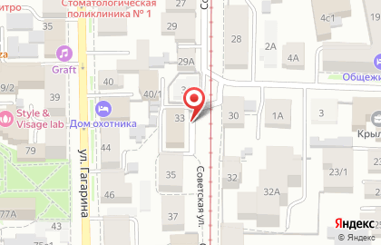 Апекс на Советской улице на карте