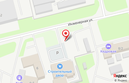 Шиномонтажная мастерская на Инженерной улице на карте