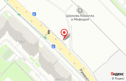 Байкал, стеклосервис на проспекте Вернадского на карте