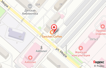 Кофейня Sanchesscoffee на карте