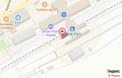 Киоск по продаже товаров в дорогу на карте