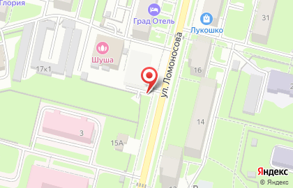 Киоск фастфудной продукции на улице Ломоносова на карте
