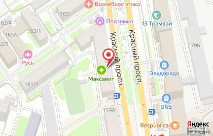 Паркет Холл Новосибирске на карте