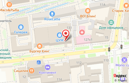 Банкомат СберБанк на улице Дзержинского, 131 на карте