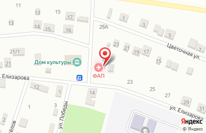 Красноярская районная больница на улице Елизарова на карте