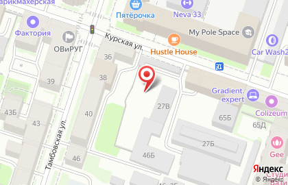 Курьерская служба DHL Express на улице Курской на карте