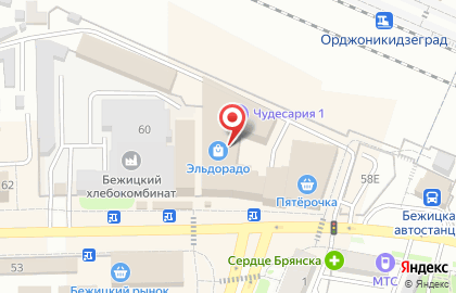 Акс на улице Ульянова на карте