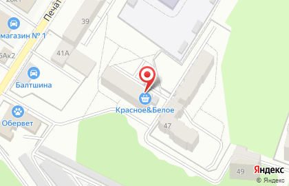 Продуктовый магазин Низко & цен на карте